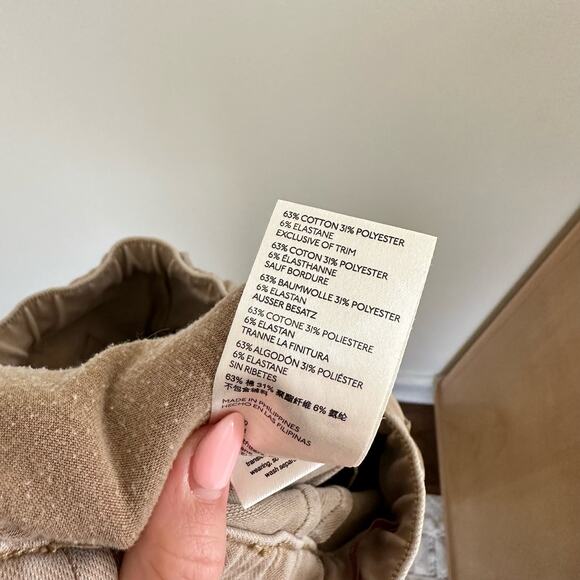 Pilcro Anthropologie The Hiker Utility Leggings Beige S - Picture 10 of 11